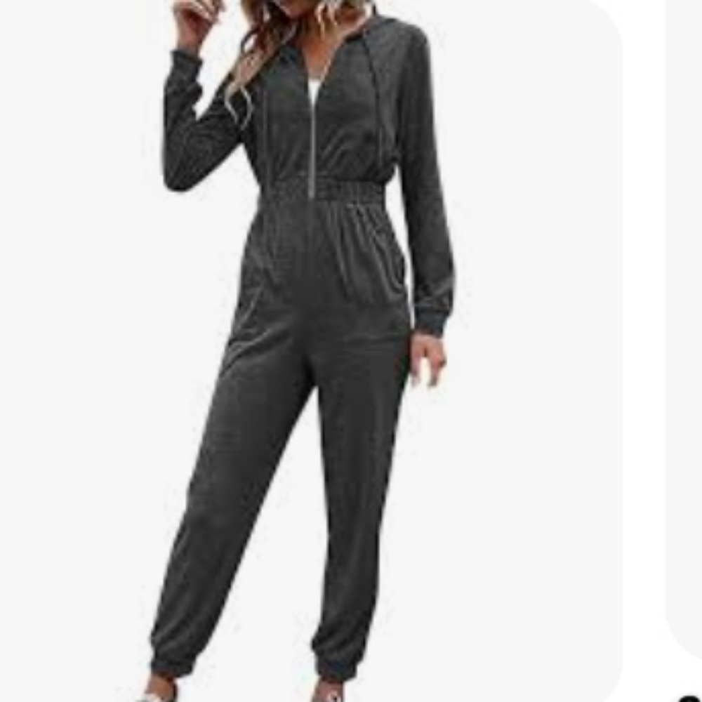 Amazon Hoodie Jumpsuit Athletic Sz 1X /2X